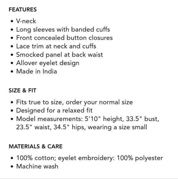 FREE PEOPLE NWOT BLOSSOM EYELET CROP TOP SZ LARGE - Picture 3 of 13